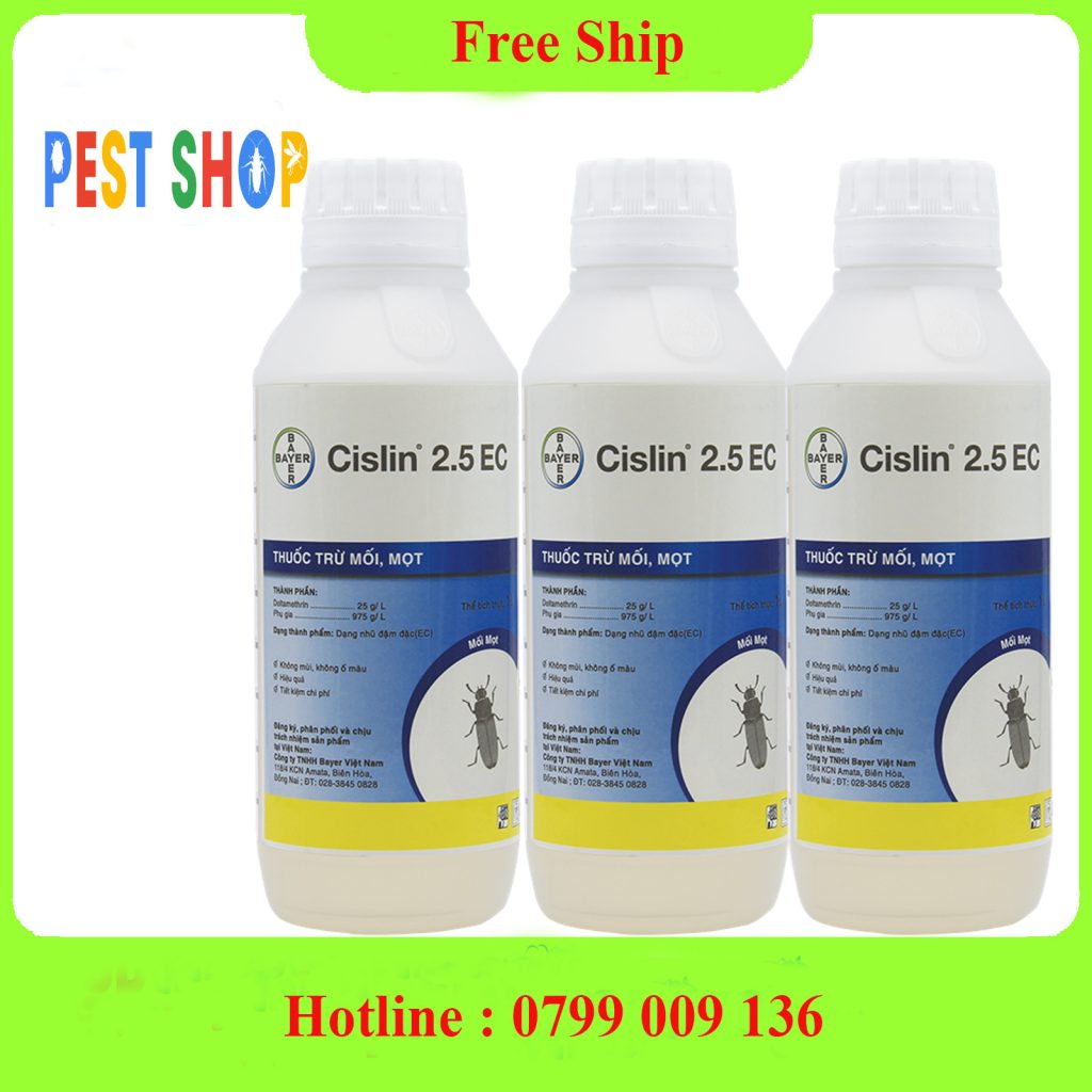 Thuốc diệt gỗ Cislin 2.5ECThuốc diệt gỗ Cislin 2.5EC