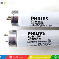 Bóng đèn diệt côn trùng 15w / Bóng phillip 15w – 45cm chống vỡ viền xanh