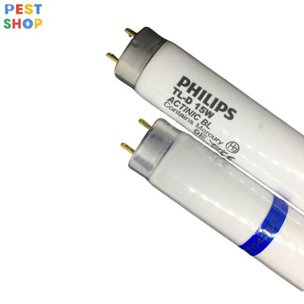 phillip-15w-45cm-3 Bóng đèn diệt côn trùng 15w / Bóng phillip 15w – 45cm chống vỡ viền xanh