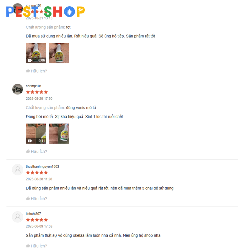 fb 2 feedback của khách hàng