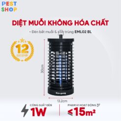 Đèn bắt muỗi PS ĐQ EML02 BL