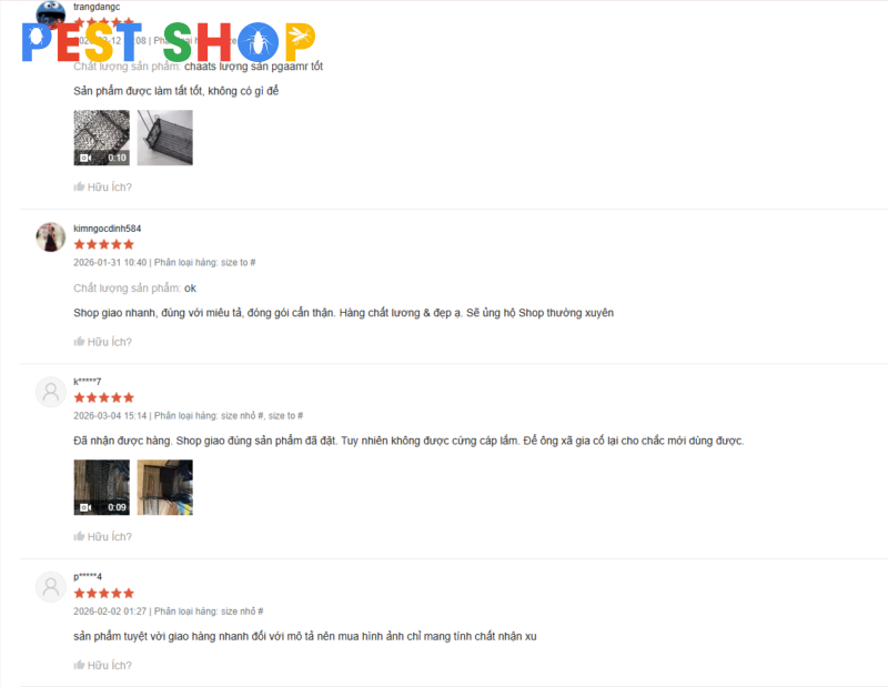 feedback của khách hàng 