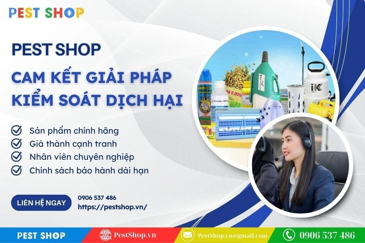 Cam kết chất lượng từ Pest Shop