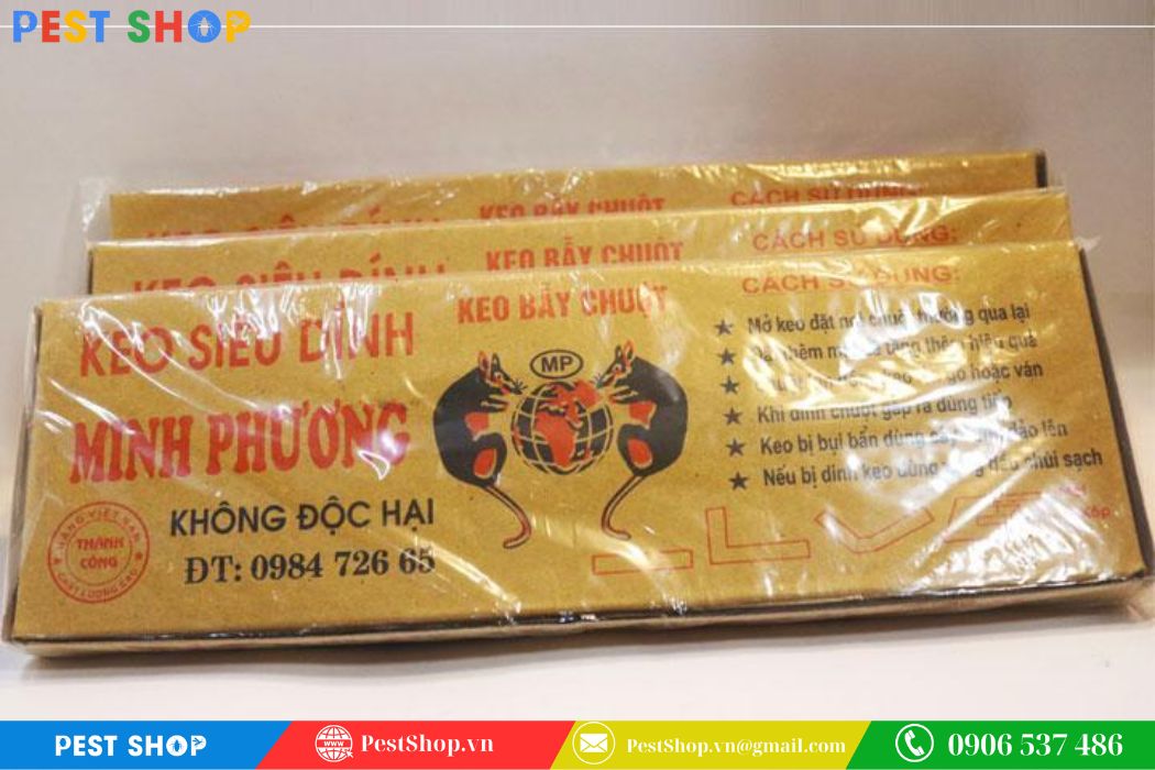 Keo bẫy chuột Minh Phương hộp giấy