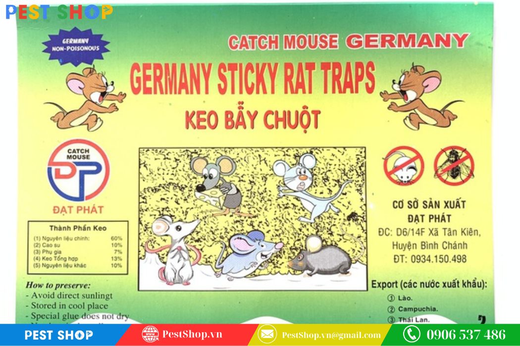 Keo dán chuột Catch Mouse Germany