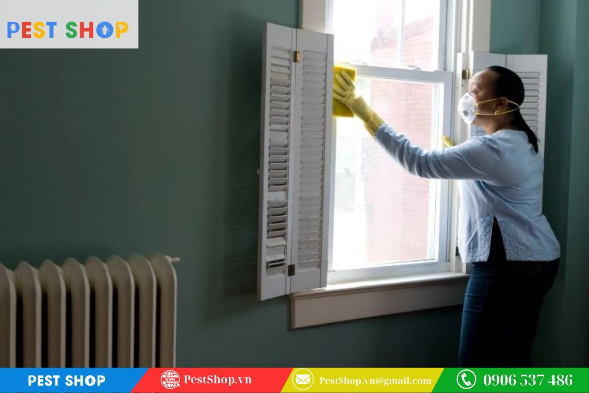 Tuân thủ thời gian chờ và thông gió để loại bỏ hơi thuốc dư thừa