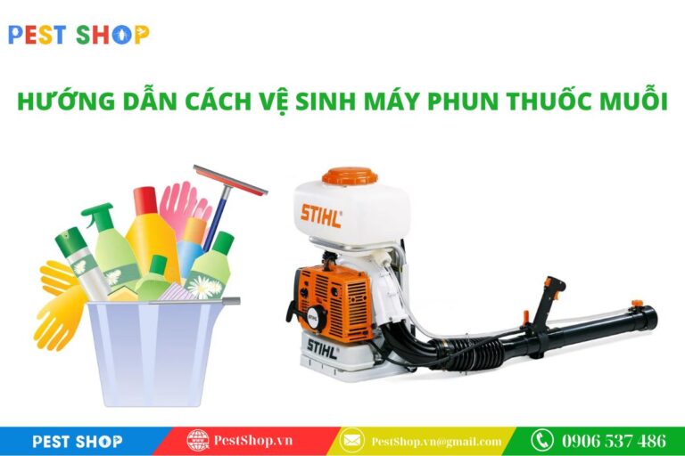 cách vệ sinh máy phun thuốc muỗi