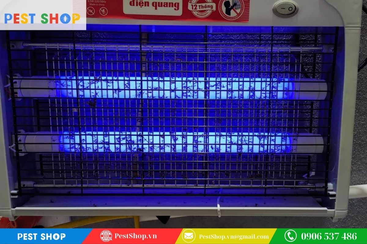 Đèn bắt muỗi Điện Quang ĐQ EML06L thiết kế LED tím hiện đại