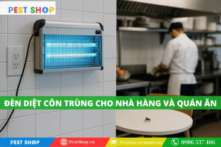 đèn diệt côn trùng cho nhà hàng và quán ăn