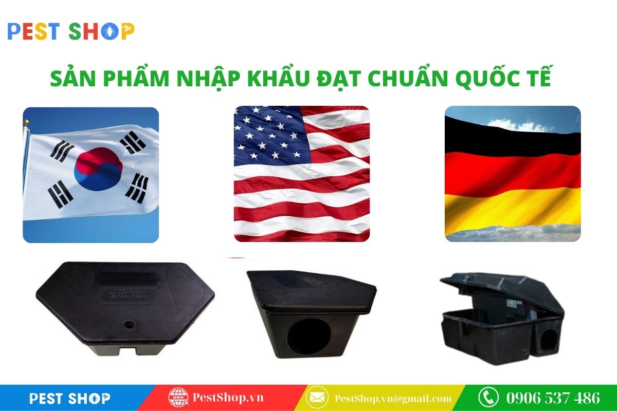 Sản phẩm đạt chuẩn quốc tế được nhập khẩu từ Mỹ, Đức và Hàn Quốc