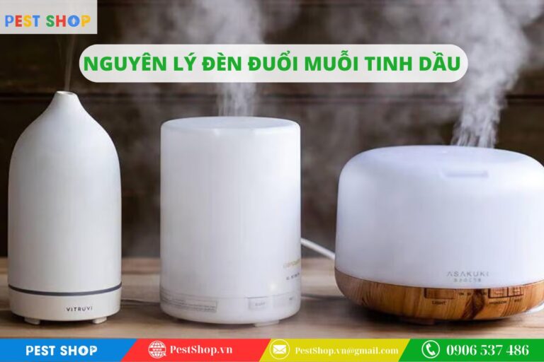 nguyên lý đèn đuổi muỗi tinh dầu