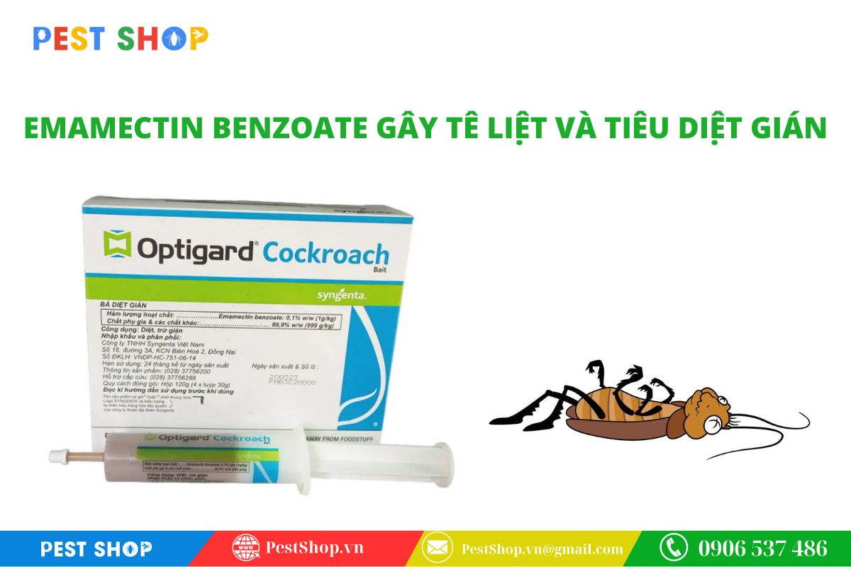 Hoạt chất Emamectin benzoate trong Optigard