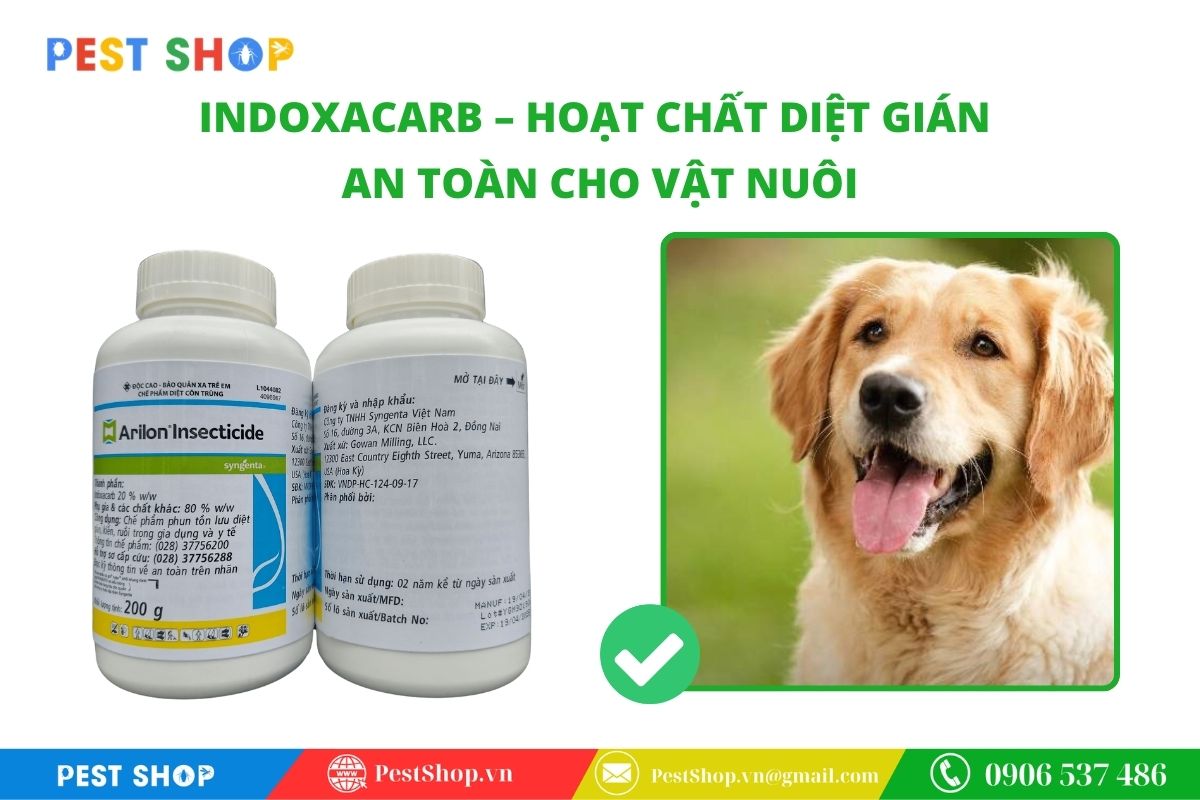Indoxacarb hoạt chất thế hệ mới an toàn cho động vật có vú
